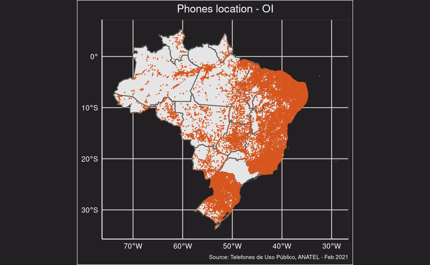 Phones map - OI